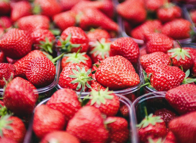 Ripe strawberries for Sweet Strawberry 1001 flavour